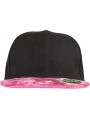 RESULT Casquette Bronx Glitter noir/rose personnalisable