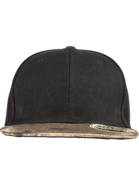 RESULT Casquette Bronx Glitter noir/jaune gold personnalisable