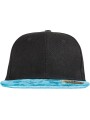 RESULT Casquette Bronx Glitter noir/turquoise personnalisable