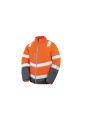 RESULT Veste de sécurité toucher doux flo orange personnalisable