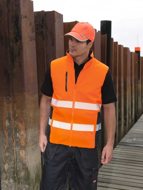 Vestes à personnaliser RESULT Bodywarmer de sécurité réversible 