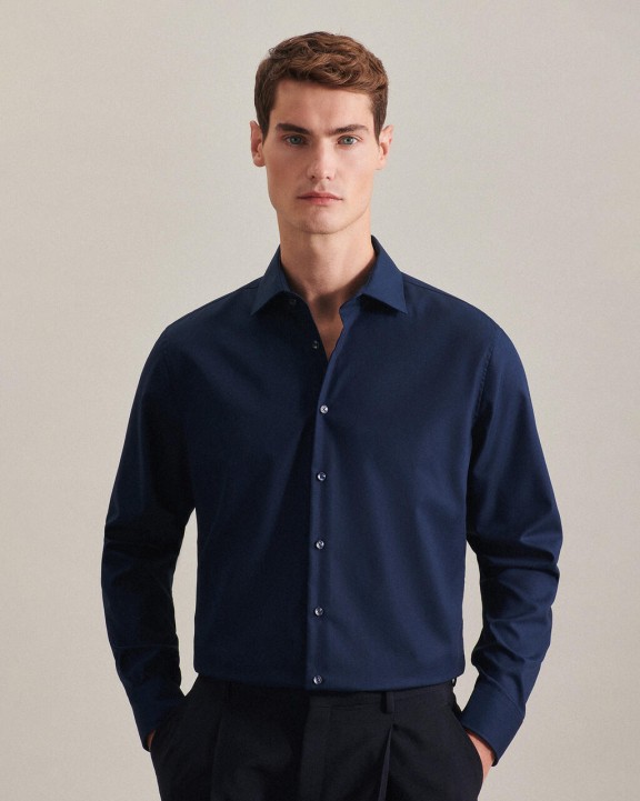 Chemise personnalisable SEIDENSTICKER Seidensticker Slim Fit 1/1 Business Kent