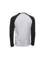 TEE JAYS BASEBALL TEE blanc/noir personnalisable