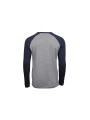 TEE JAYS BASEBALL TEE heather/bleu marine personnalisable