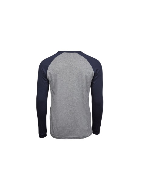 TEE JAYS BASEBALL TEE heather/bleu marine personnalisable