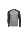 TEE JAYS BASEBALL TEE heather/bleu marine personnalisable