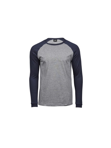 TEE JAYS BASEBALL TEE heather/bleu marine personnalisable