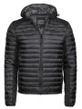 TEE JAYS HOODED OUTDOOR CROSSOVER BLACK/BLACK HEATHER personnalisable