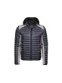 TEE JAYS HOODED OUTDOOR CROSSOVER space grey/grey melange personnalisable