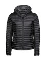 TEE JAYS LADIES HOODED OUTDOOR CROSSOVER black melange/black personnalisable