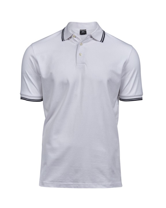 TEE JAYS LUXURY STRIPE STRETCH POLO Poloshirt personalisierbar