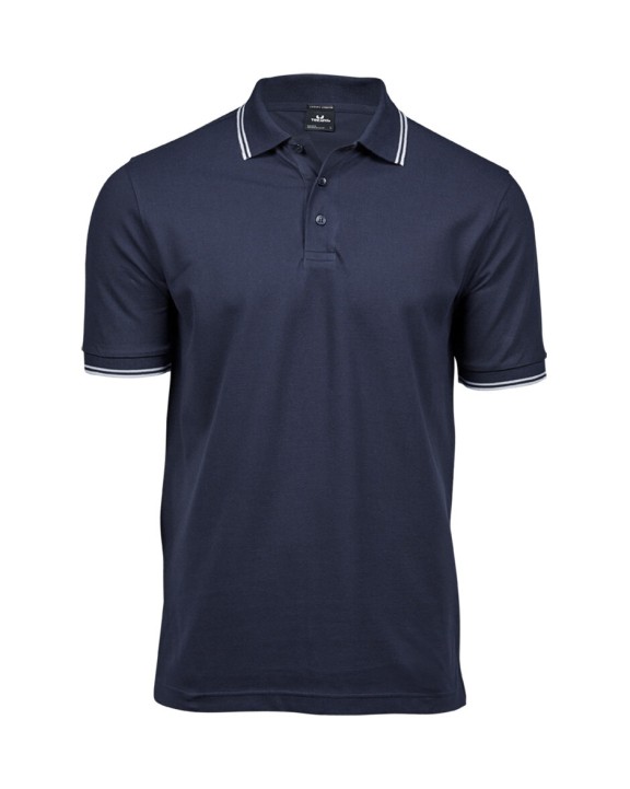 TEE JAYS LUXURY STRIPE STRETCH POLO Poloshirt personalisierbar