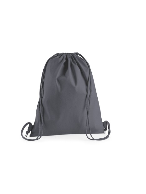 WESTFORDMILL Sac de gym en coton premium gris graphite personnalisable