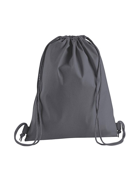 WESTFORDMILL Sac de gym en coton premium graphite personnalisable