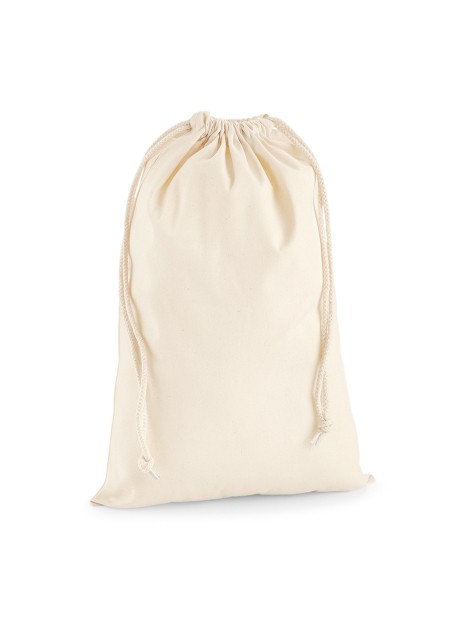 WESTFORDMILL Sac cordelette en coton premium naturel personnalisable