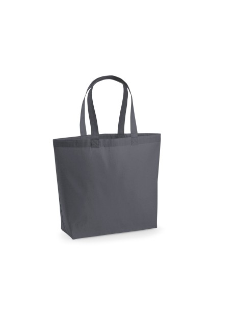 WESTFORDMILL PREMIUM COTTON MAXI TOTE gris graphite personnalisable
