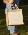 Tote bag personnalisable WESTFORDMILL COTTON PUCKET JUTE MIDI TOTE