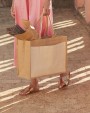 Tote bag WESTFORDMILL COTTON PUCKET JUTE SHOPPER voor bedrukking &amp; borduring