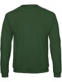 B&C Sweatshirt col rond ID.202 vert bouteille personnalisable