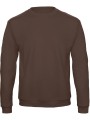 B&C Sweatshirt col rond ID.202 brun personnalisable