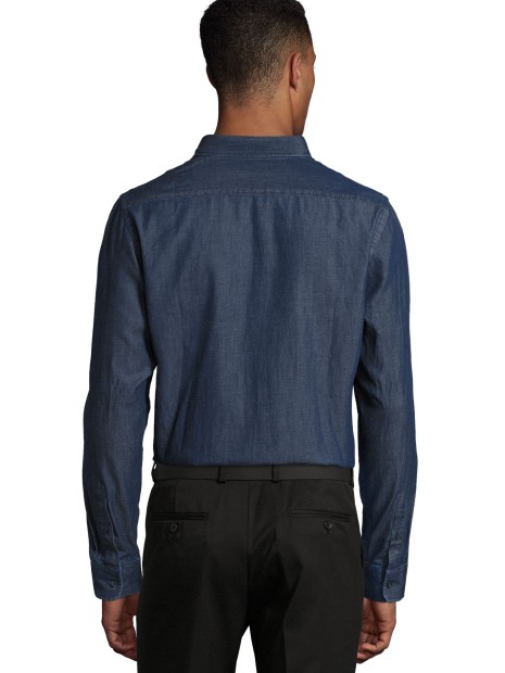 Chemises à personnaliser SOL'S Barry Men denim