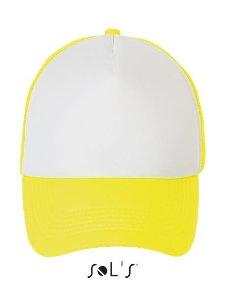 Casquettes à personnaliser SOL'S Bubble blanc/jaune fluo