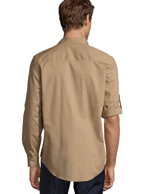Chemises à personnaliser SOL'S Burma Men noisette