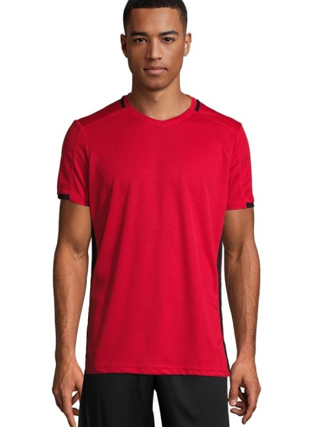 T-Shirts à personnaliser SOL'S Classico rouge/noir