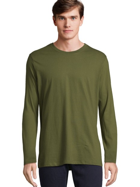 T-Shirts à personnaliser SOL'S Imperial Lsl Men khaki foncé