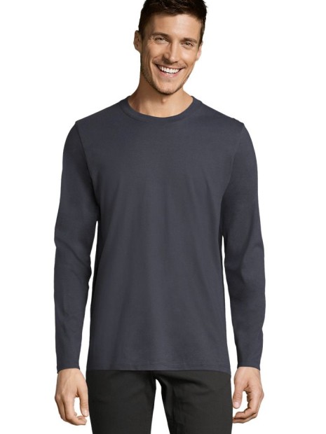 T-Shirts à personnaliser SOL'S Imperial Lsl Men gris souris