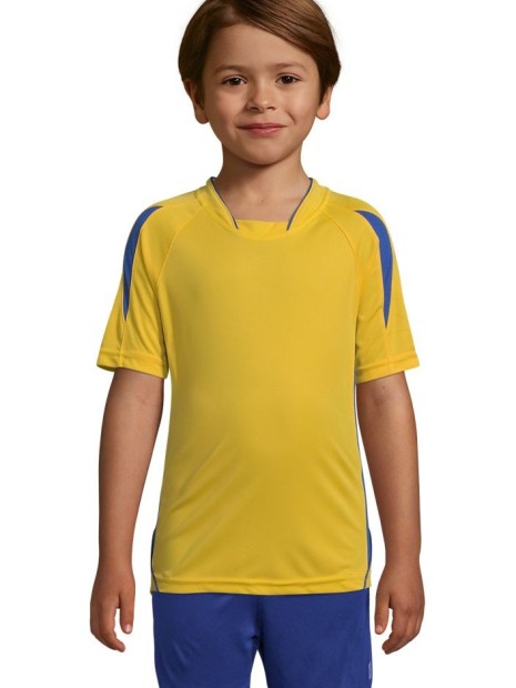 T-Shirts à personnaliser SOL'S Maracana 2 Kids Ssl citron/royal