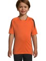 T-Shirts à personnaliser SOL'S Maracana 2 Kids Ssl orange/noir