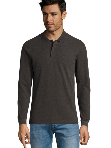 Polos à personnaliser SOL'S Perfect Lsl Men anthracite chin