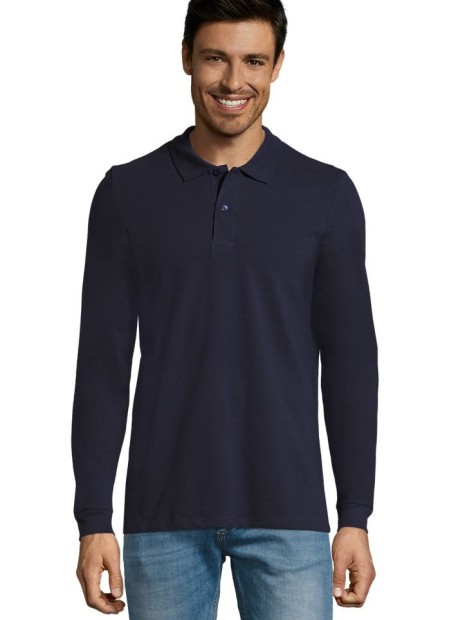 Polos à personnaliser SOL'S Perfect Lsl Men french marine