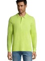 Polos à personnaliser SOL'S Perfect Lsl Men vert pomme