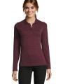 Polos à personnaliser SOL'S Perfect Lsl Women oxblood chiné
