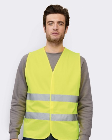 Fluo vestjes te bedrukken of borduren
