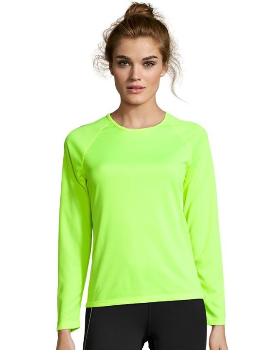 T-shirt SOL'S Sporty Lsl Women voor bedrukking &amp; borduring