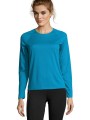 T-Shirts à personnaliser SOL'S Sporty Lsl Women aqua