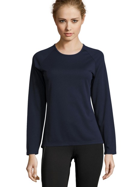T-Shirts à personnaliser SOL'S Sporty Lsl Women french marine