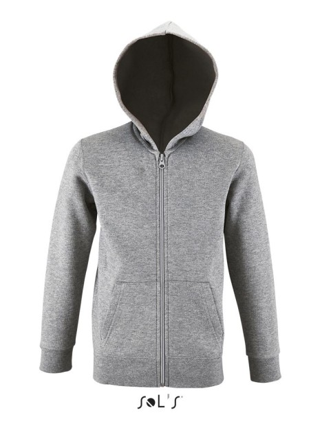 Sweat-shirts à personnaliser SOL'S Stone Kids gris chiné