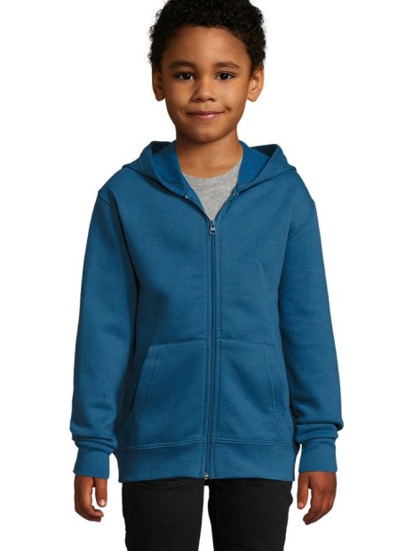 Sweat-shirts à personnaliser SOL'S Stone Kids bleu ardoise