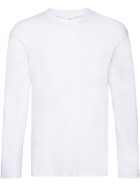FOL T-shirt manches longues Original-T blanc personnalisable