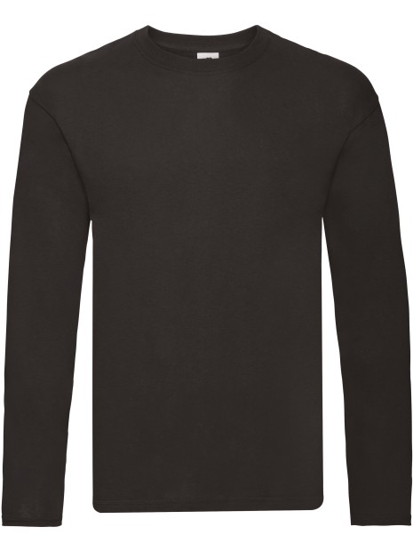 FOL T-shirt manches longues Original-T noir personnalisable
