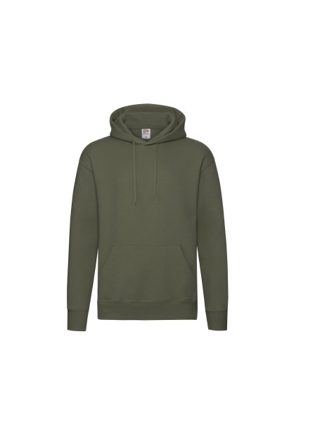 FOL Sweat-shirt capuche Premium olive classique personnalisable