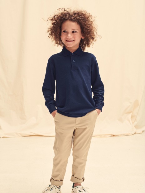 Polos à personnaliser FOL Polo enfant 65/35 manches longues 