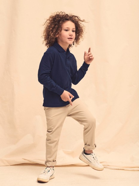 Polos à personnaliser FOL Polo enfant 65/35 manches longues 
