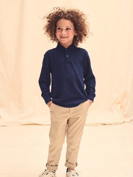 Polos à personnaliser FOL Polo enfant 65/35 manches longues 