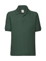 FOL Polo enfant 65/35 vert bouteille personnalisable