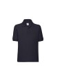 FOL Polo enfant 65/35 bleu marine profond personnalisable